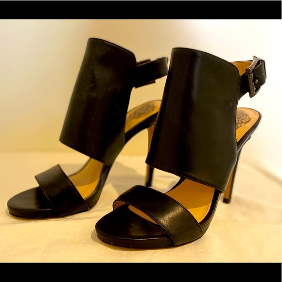 Vince Camuto Shoes - Brand new. Never worn. Vince Camuto black leather heels.
